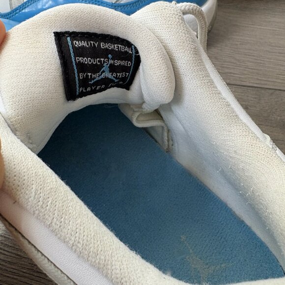Nike Air Jordan 11 Retro Low White University Blue UNC - 6.5 Y - Picture 6 of 8
